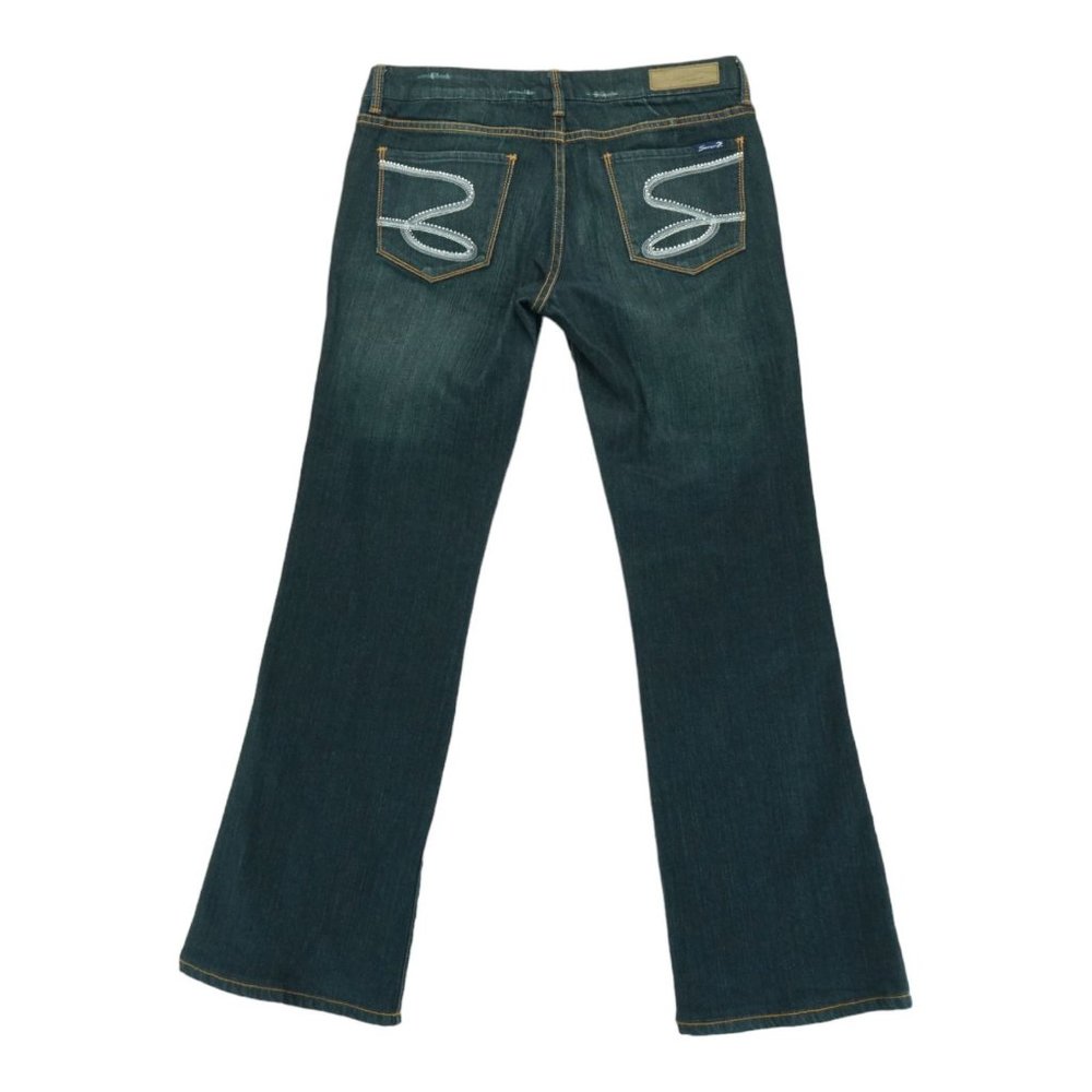 SEVEN 7 PREMIUM DENIM WOMEN'S (32) STRAIGHT‎ BOOT STRETCH JEANS